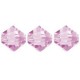 Preciosa MC Bicone 3mm beads Light amethyst 20020